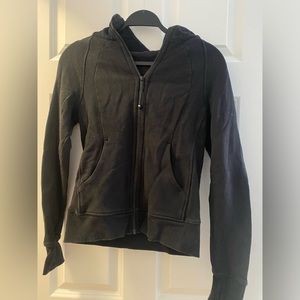 BARELY WORN (less then 5 times) Lululemon zip up black hoodie